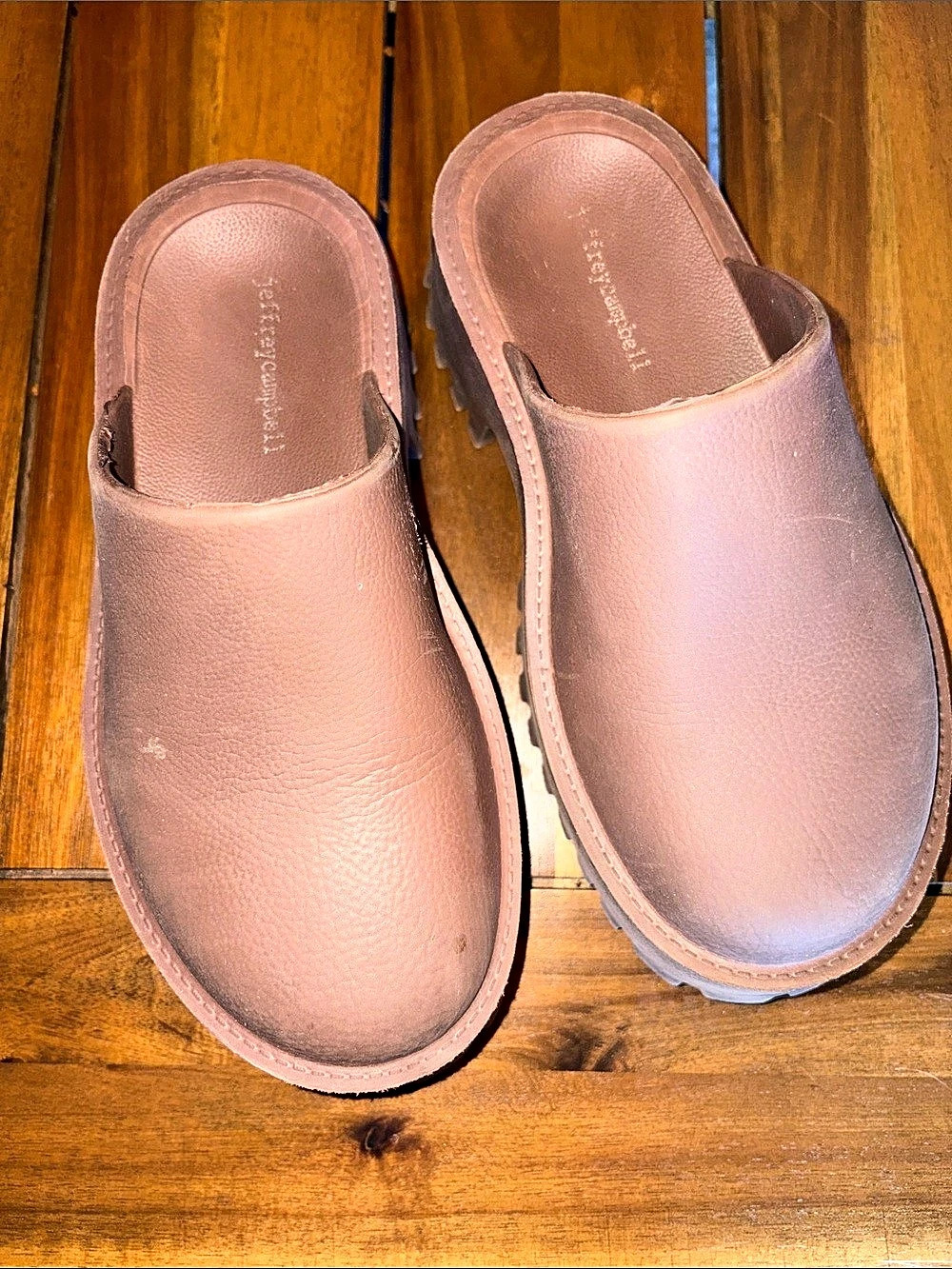 Jeffrey Campbell Platform Clogs Brown US 6